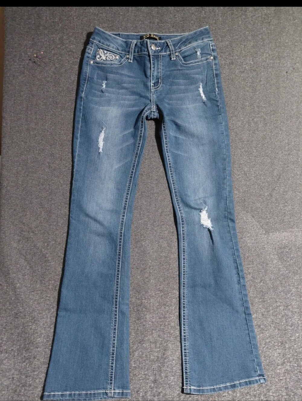 Y2k 2000's Style ZCO low Rise Boot But Women’s Jeans Sz 7